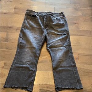 American Eagle Outfitters Gray Flare Jeans